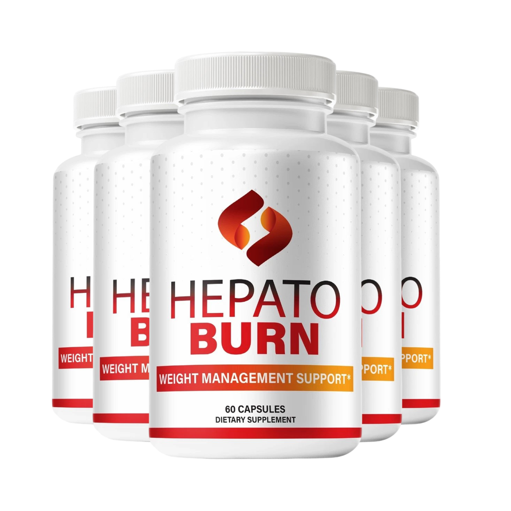 5-Pack Hepato Burn Keto Capsules – HepatoBurn Supports Weight Loss -300 Capsules