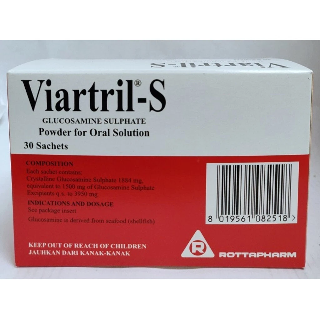 5 x 30's Viartril-S Glucosamine 1500Mg Joint Pain Supplement Fast Ship