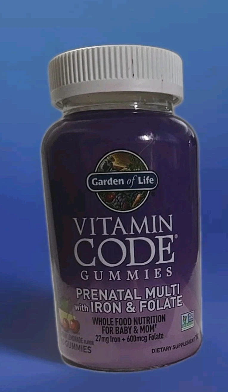 Vitamin Code Gummies, Prenatal Multi with Iron & Folate, exp 2/2/2026