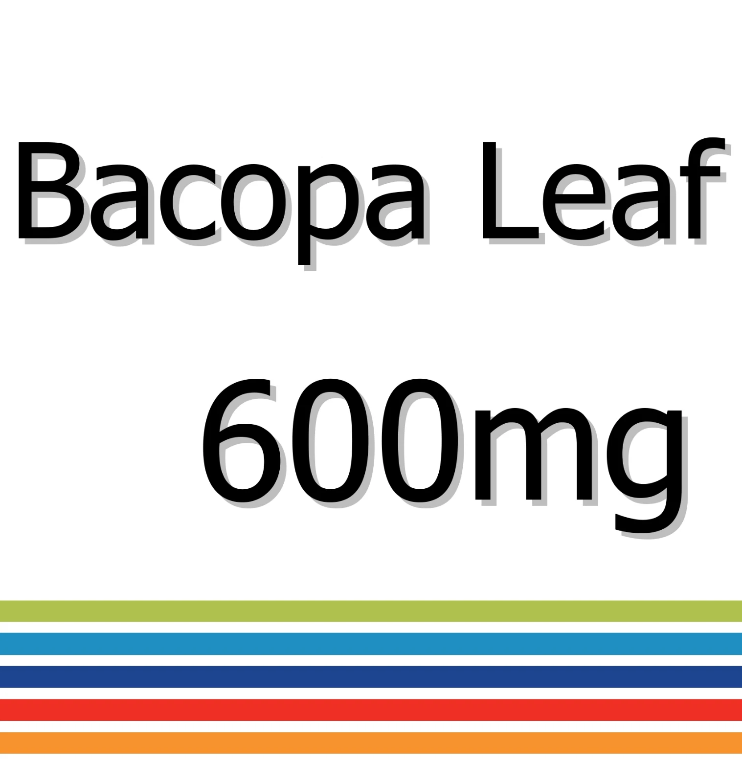 Bacopa Leaf 600mg x 90 Tablets - Brain Function