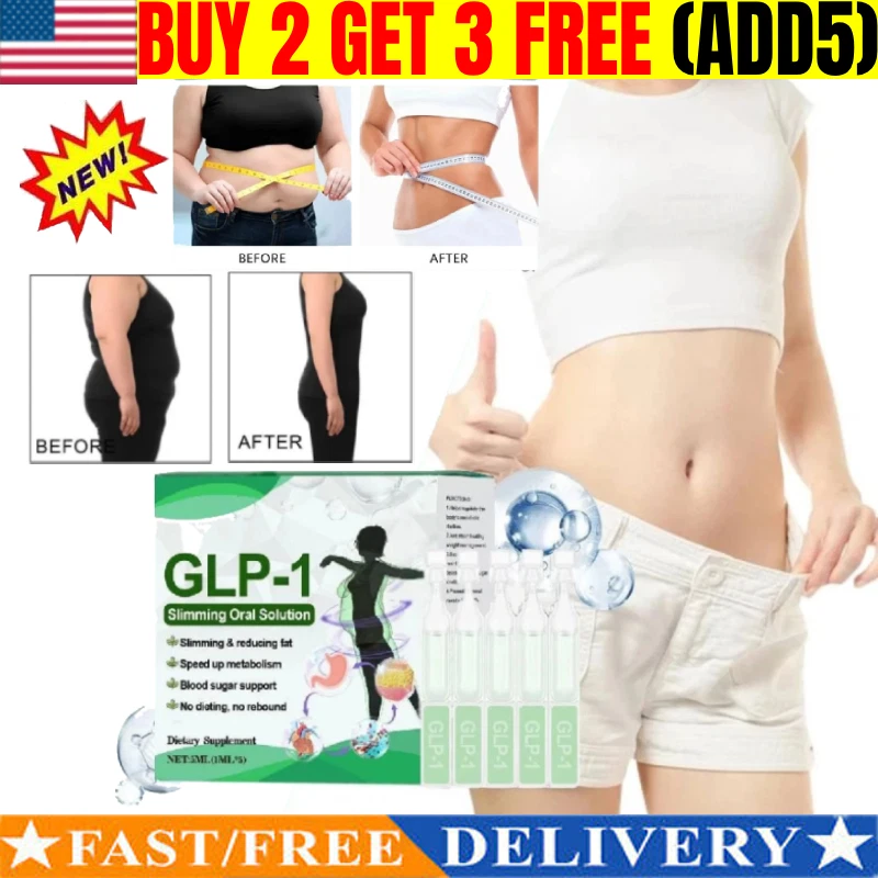 New Gesundheitshilfe Tropfen Abnehmen Orale Lösung GLP-1 Fett Reduzieren