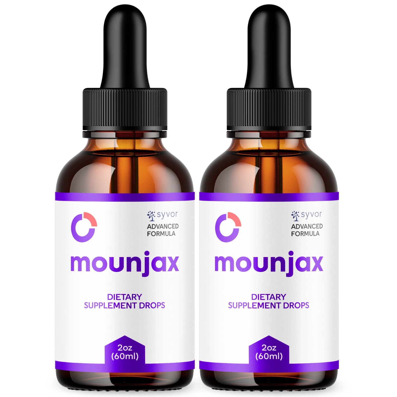 Mounjax Drops Advanced Formula Health and Fitness Support Supplement (2 Pack)