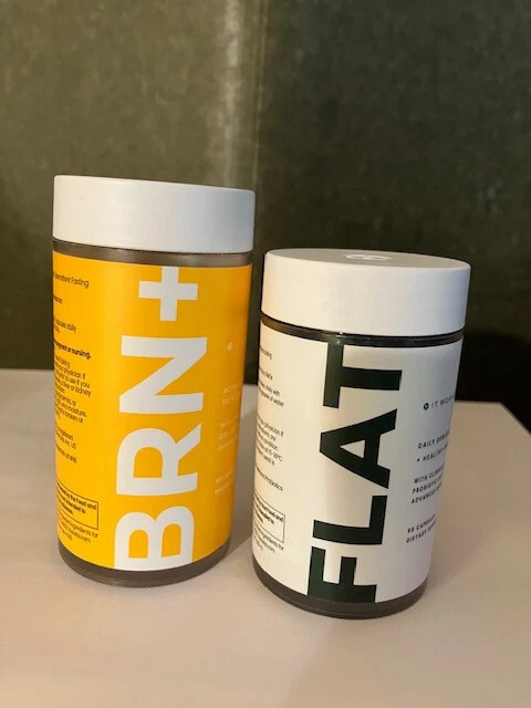 It Works! BRN+ 24/7 & FLAT Weight Loss & Gut Health- Unopened 60 Capsules Each