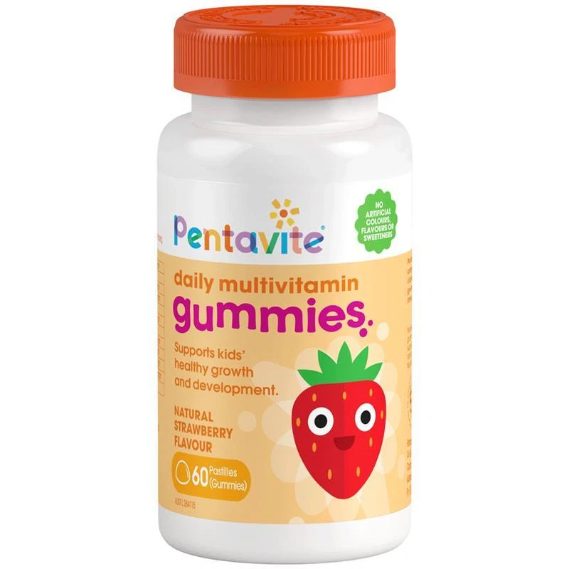 Pentavite Daily Multivitamin Kids Gummies 60 Gummies for kids