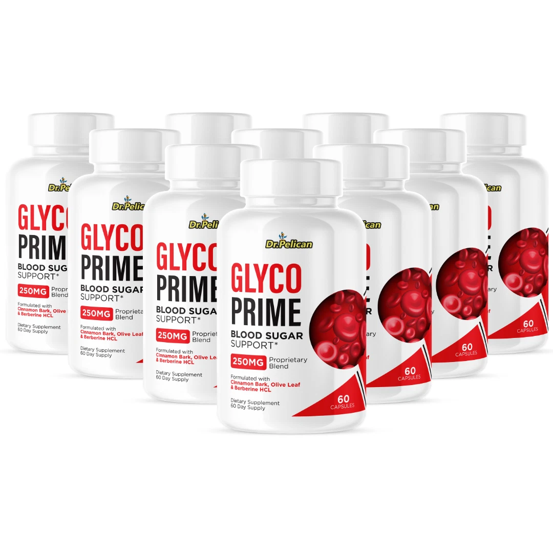 Glyco Prime- Blood Sugar Support- 10 Bottles- 600 Capsules