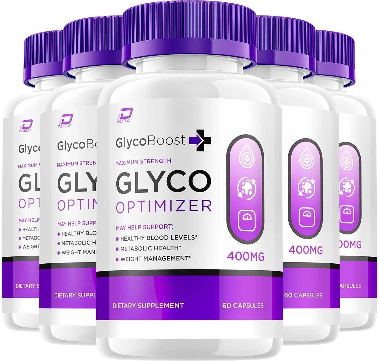 (5 Pack) Glyco Boost Blood Support Capsules – Glyco Optimizer Pills Max Strength