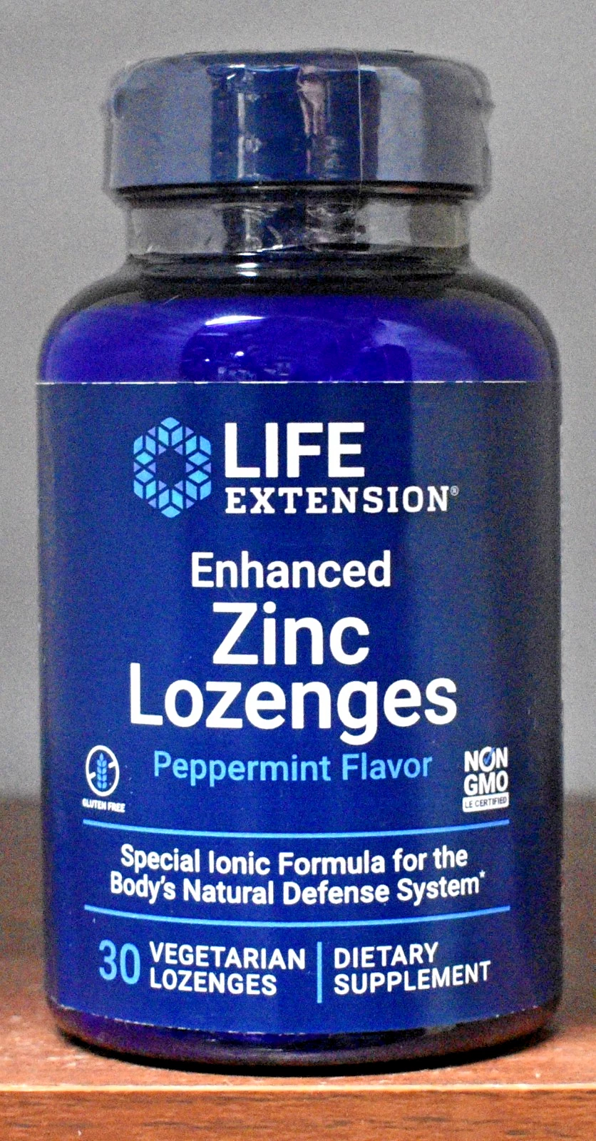 Life Extension Enhanced Zinc Lozenges 30 Count Peppermint