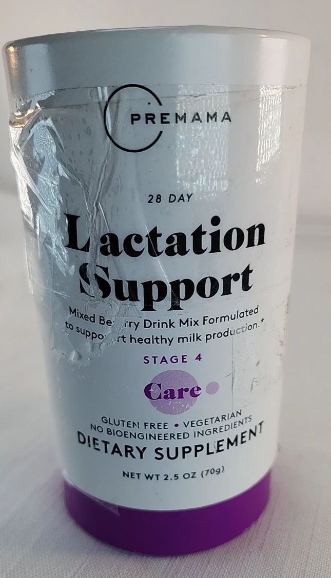 Premama 28 Day Lactation Support Stage 4 Care Multivitamin Supplement Berry