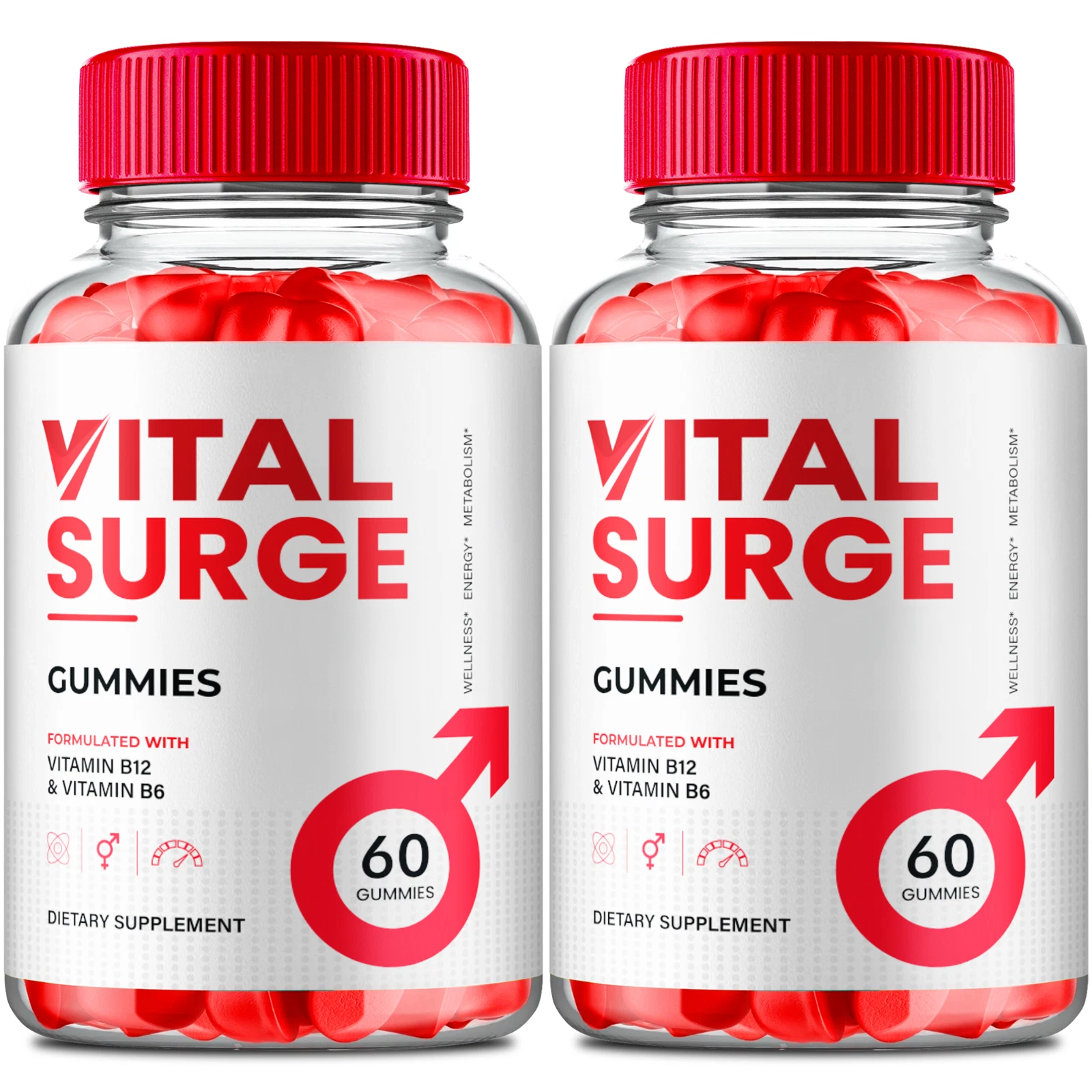 (2 Pack) Vital Surge Keto ACV Gummies, VitalSurge Keto ACV Weight Loss Gummy