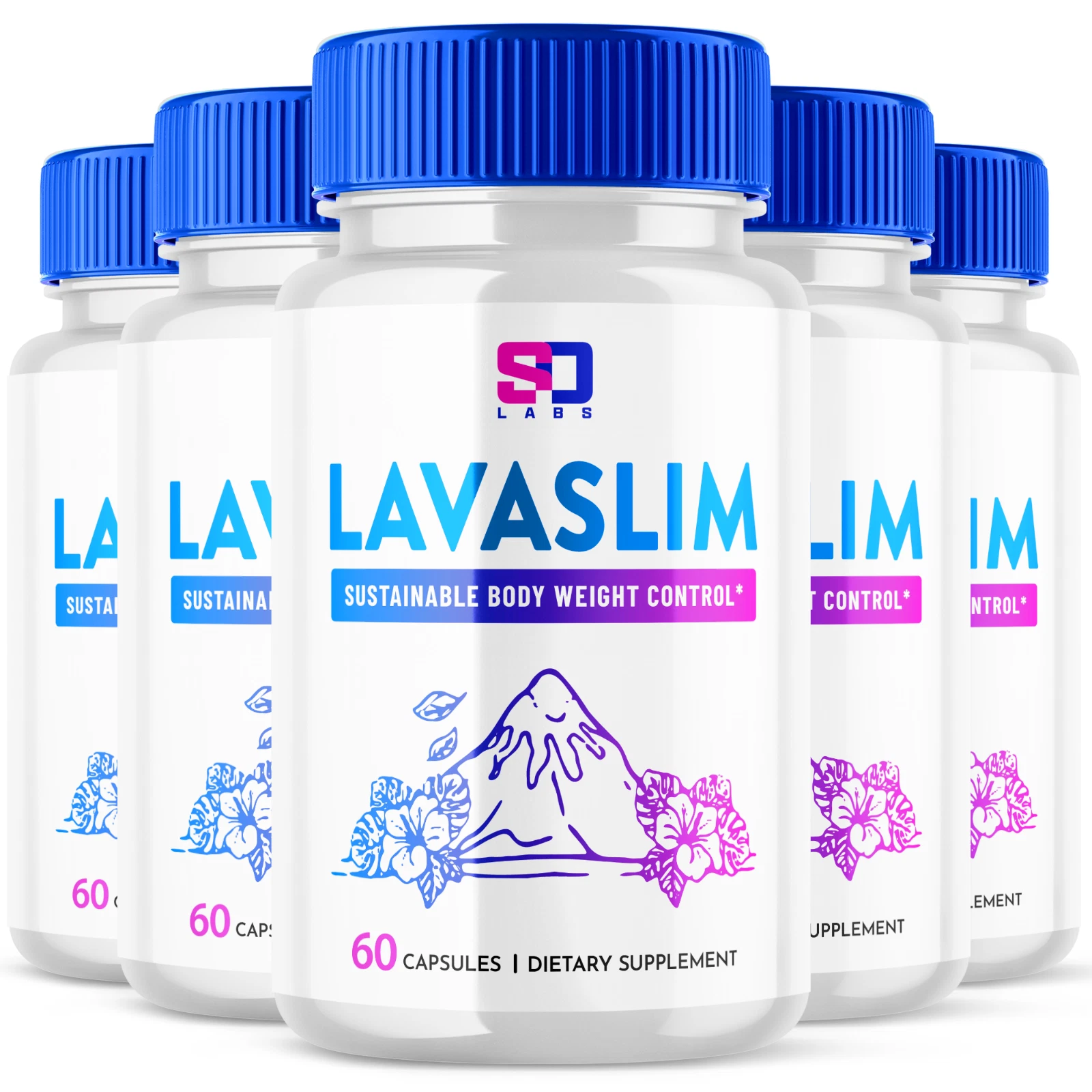Lavaslim Supports Body Weight Control, Boosts Energy and Balance (5 Pack)