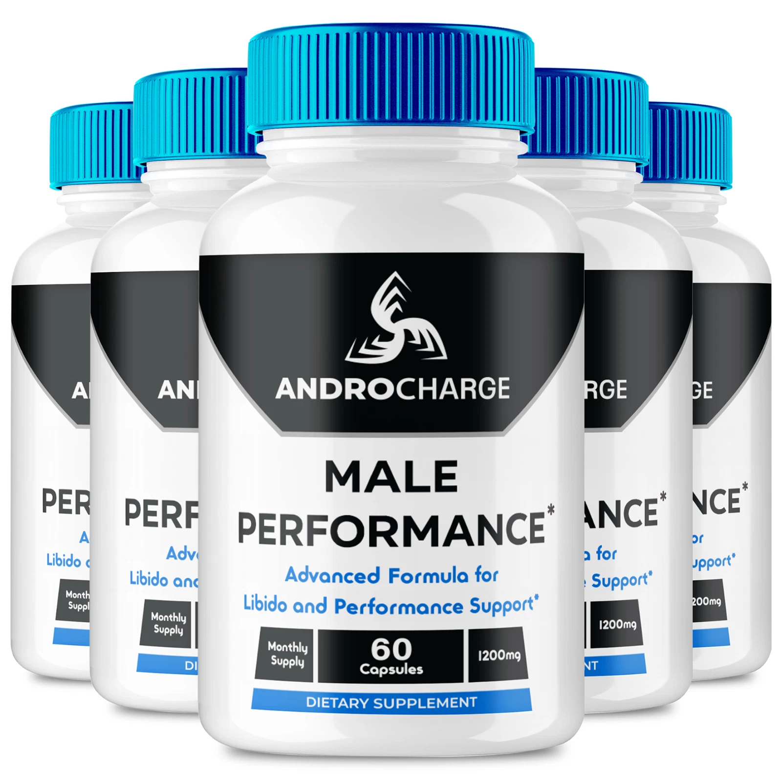 (5 Pack) AndroCharge Enhancement Pills for Men, Supports Performance & Energy