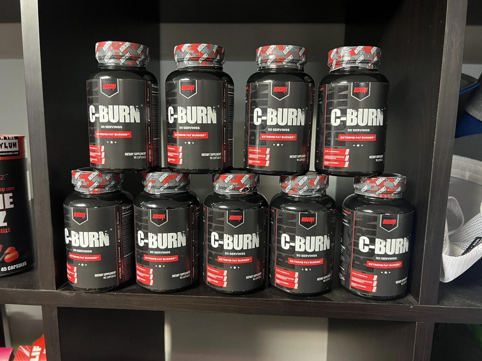 Redcon1 C-Burn Extreme Hardcore Weight Loss Fat Burner, 90 Capsules