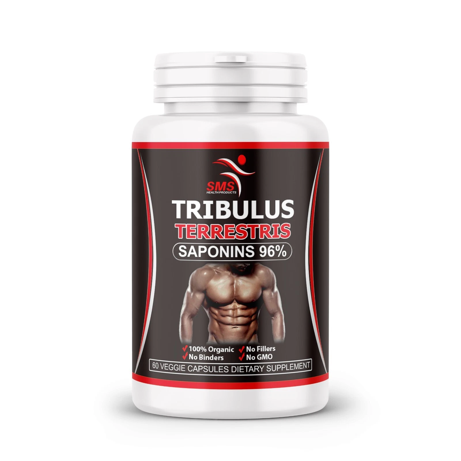 TRIBULUS TERRESTRIS 1000mg EXTRACT 96% SAPONINS POUCH 60 VEGGIE CAPSULES