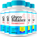 (5 Pack) Glyco Balance Glycogen Control Pills for Blood Pressure + Sugar Support
