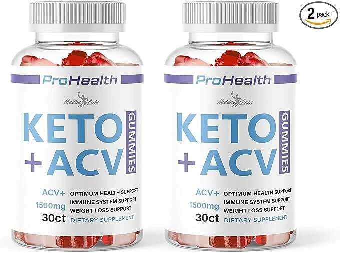 Pro Health ACV Apple Cider Vinegar Gummies Weight Loss - 1500mg (60-Day Supply)