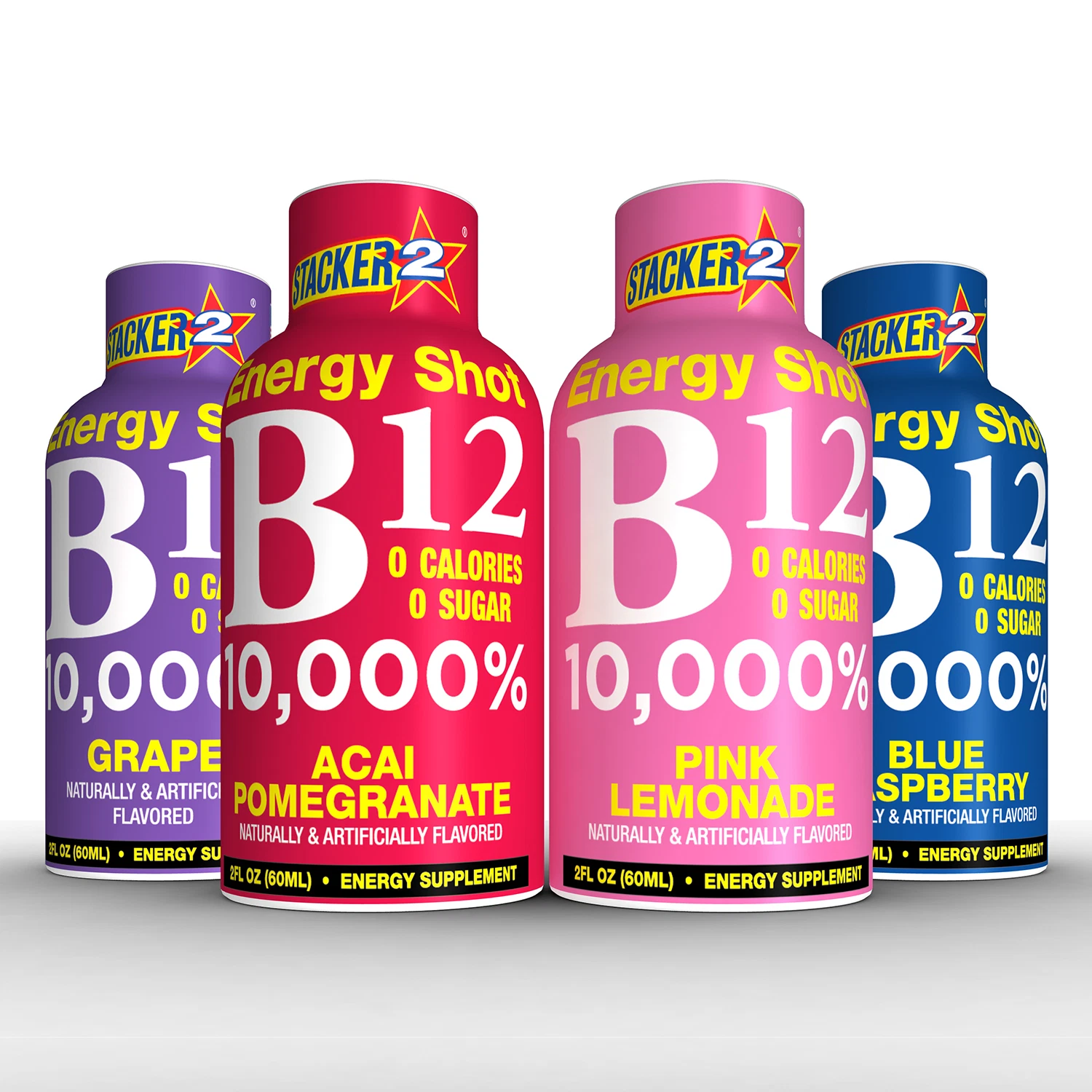 B12 10,000% Energy Shots Case of 48 Shots