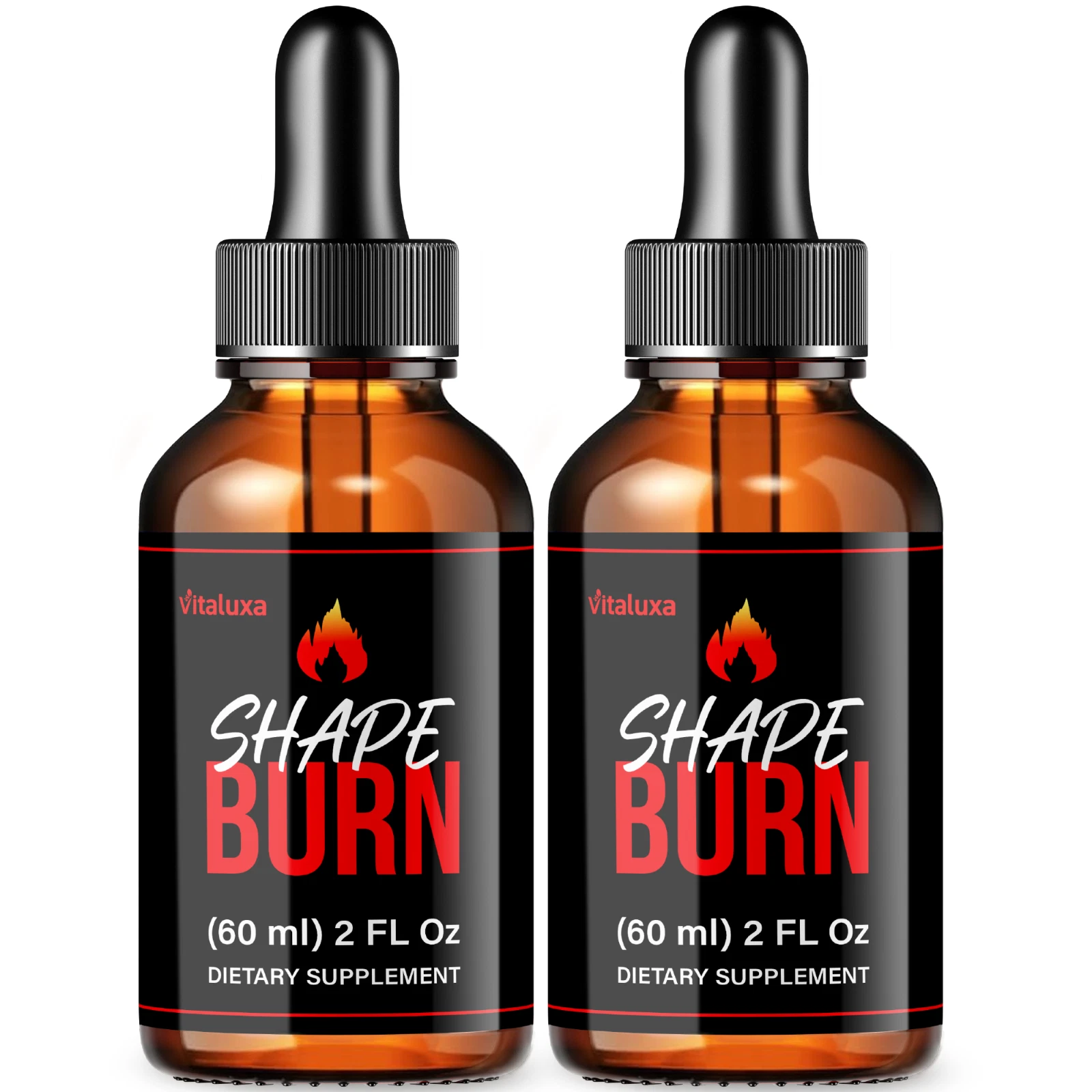 (2 Pack) Shape Burn Drops for Weight Loss, ShapeBurn Fat-Burning Formula (4 oz)