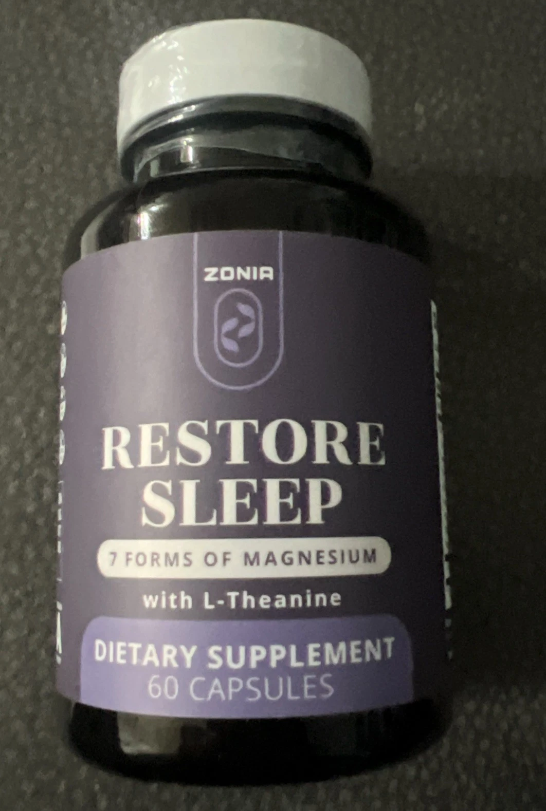 Zonia Restore Sleep with L-Theanine Sleep Support 60 Caps Exp 2027