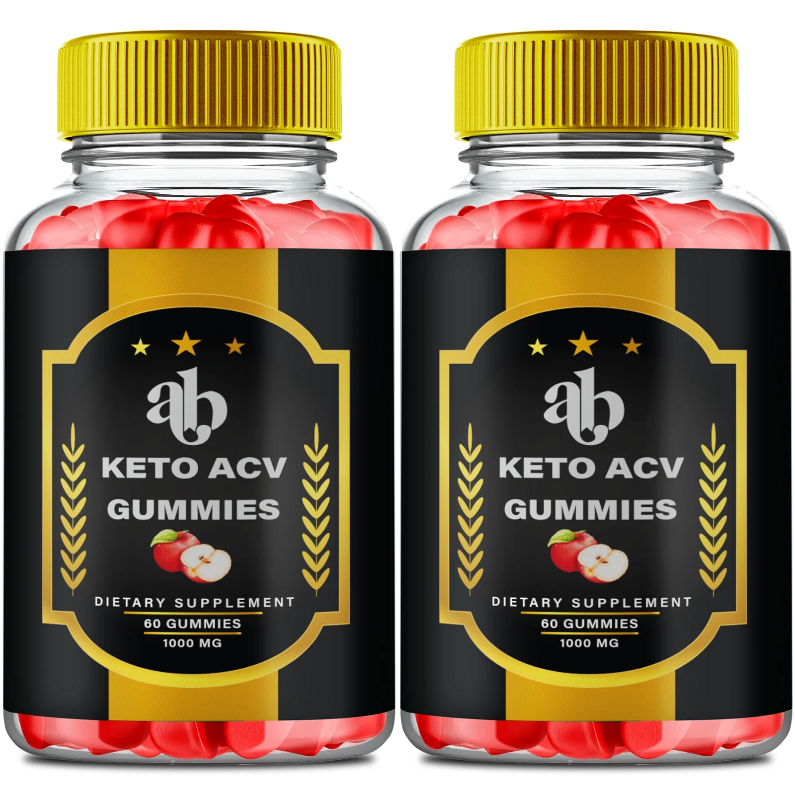(2 Pack) AB Keto ACV Gummies, AB ACV Keto for Weight Loss Gummy