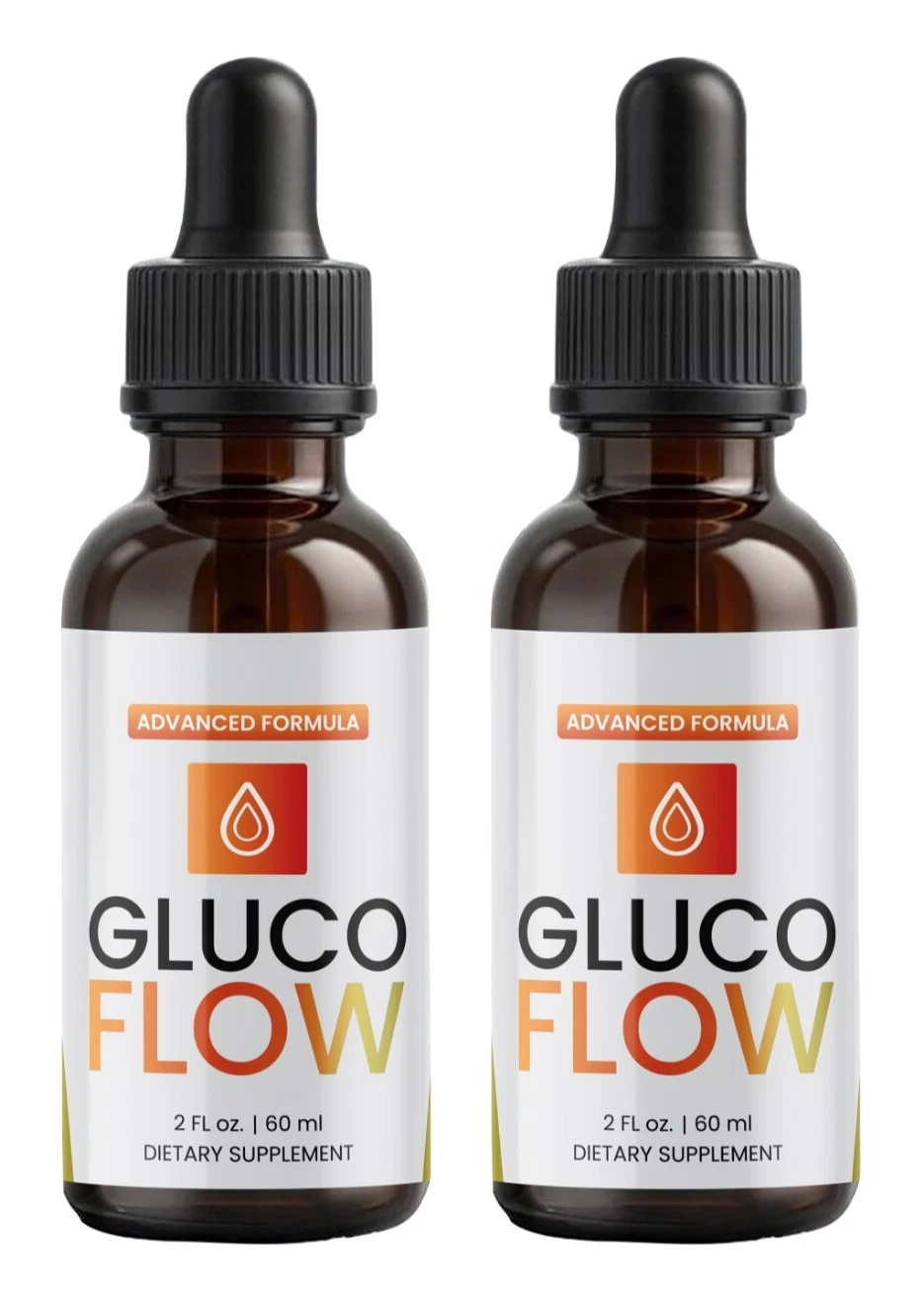 (2 Pack) Gluco Flow Drops, Healthy Flow Gluco Support, Advanced Blood Formula