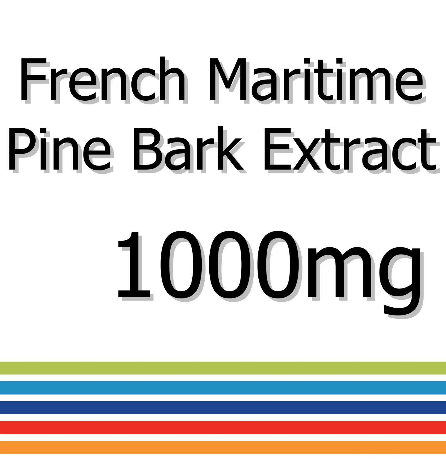 French Maritime Pine Bark Extract 1000mg x 30 Tablets