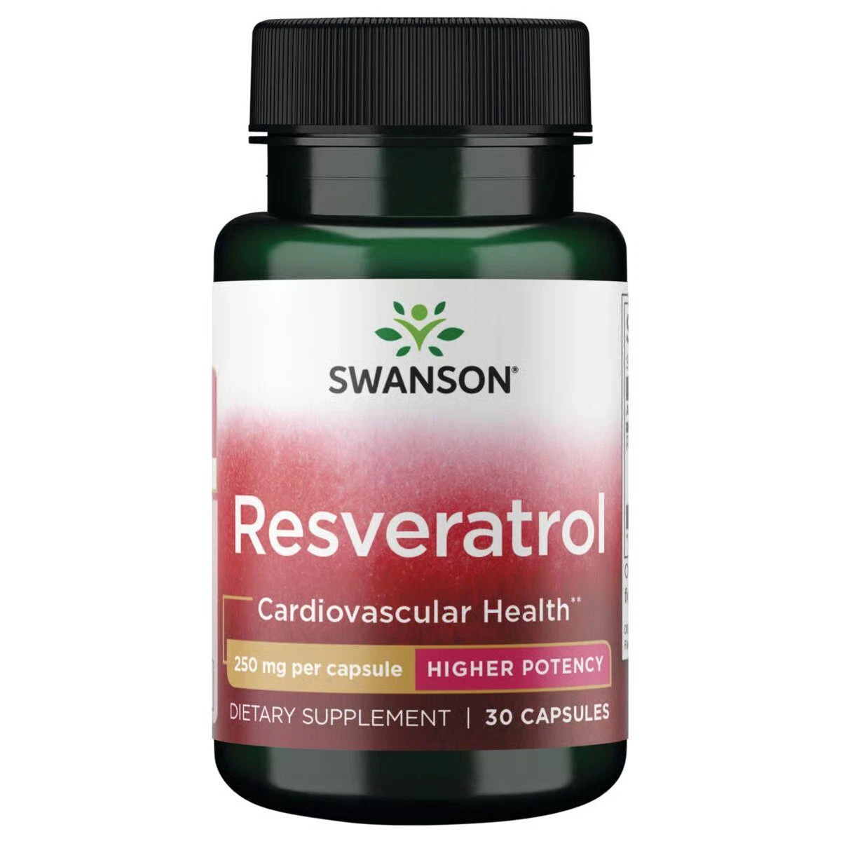 Swanson Ultra Resveratrol Higher-Potency Vitamin Supplement, 30 Capsules