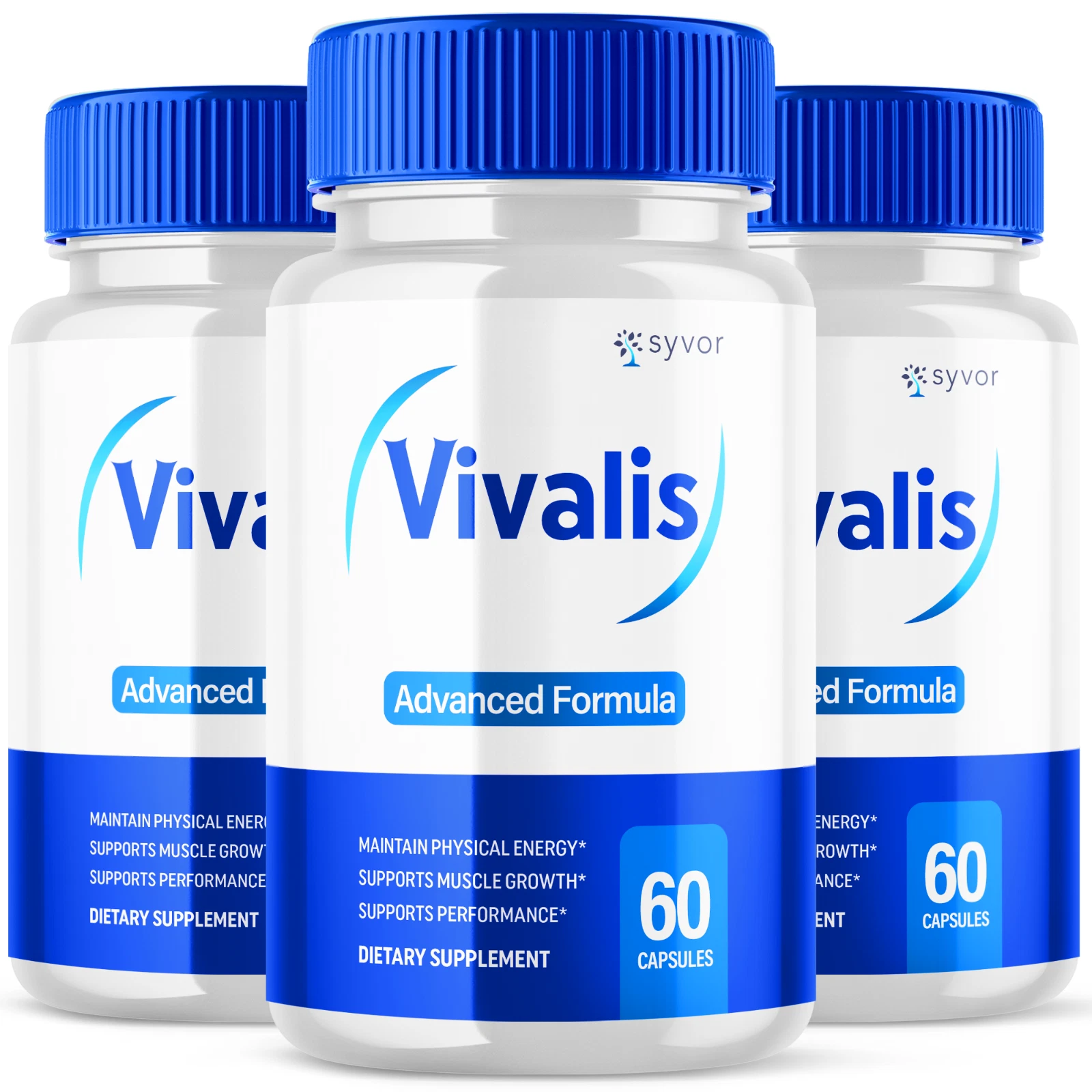 Vivalis Advanced Vitality Support Supplement Maximum Strength Formula 180 Pills