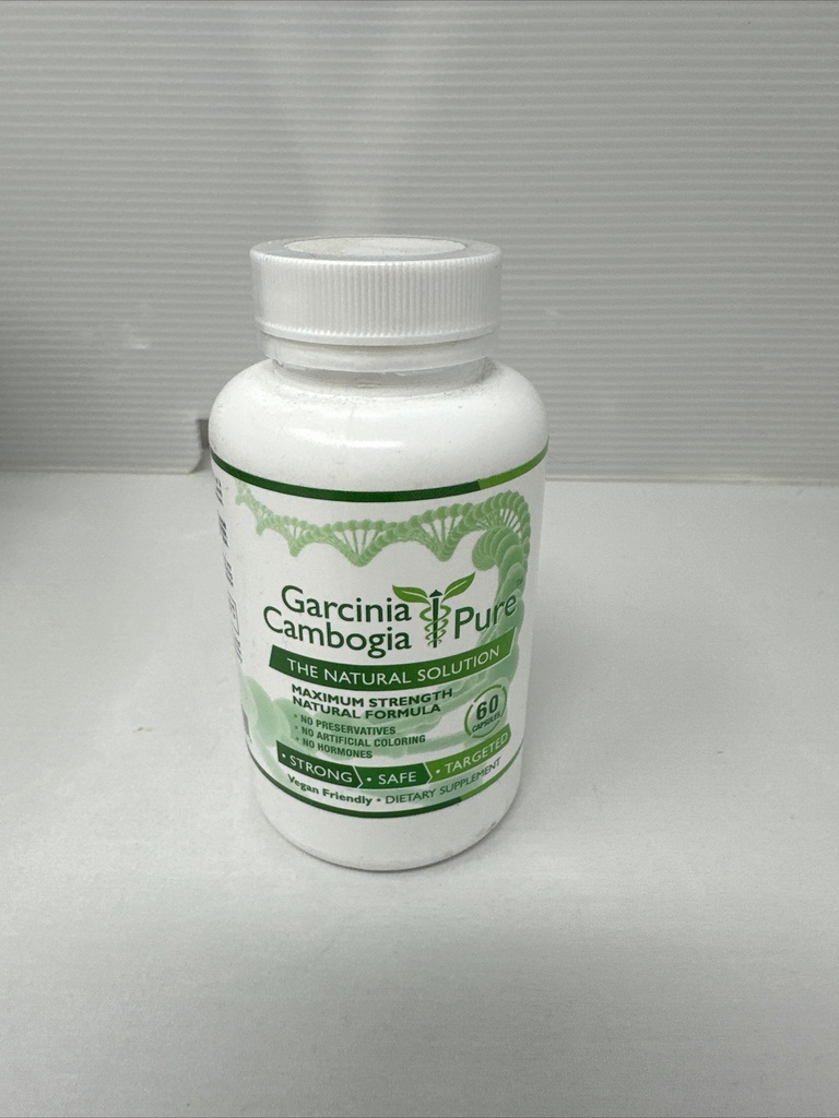 Garcinia Cambogia Pure The Natural Solution 60 capsules 1 month supply