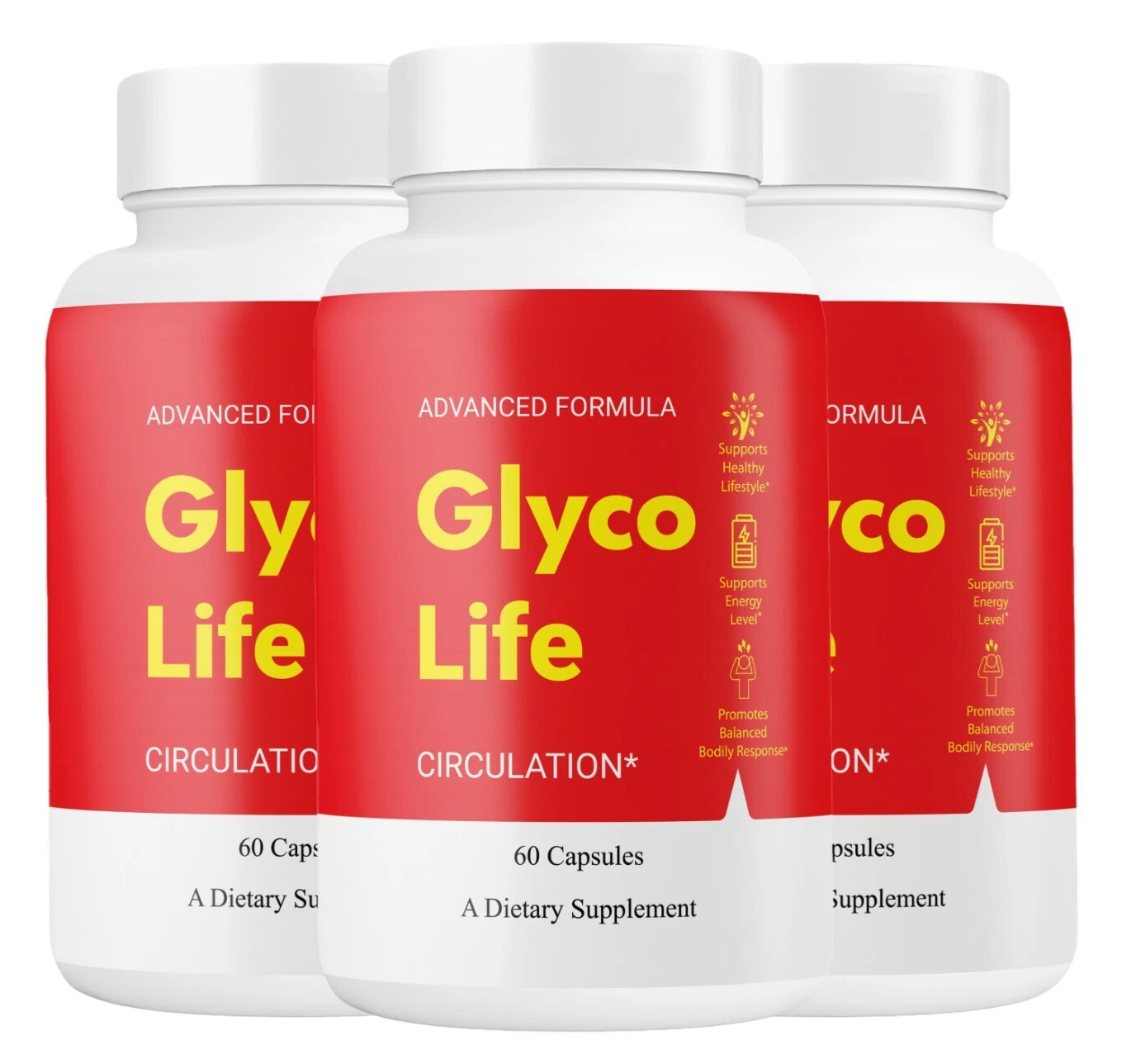 (3 Pack) Glyco Life Glyco Optimizer, Premium GlycoLife Blood Support Formula