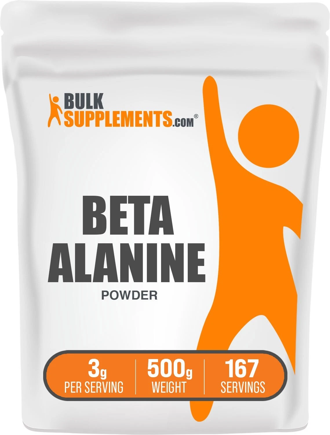 BulkSupplements Beta Alanine Powder 500g - 3g per Serving