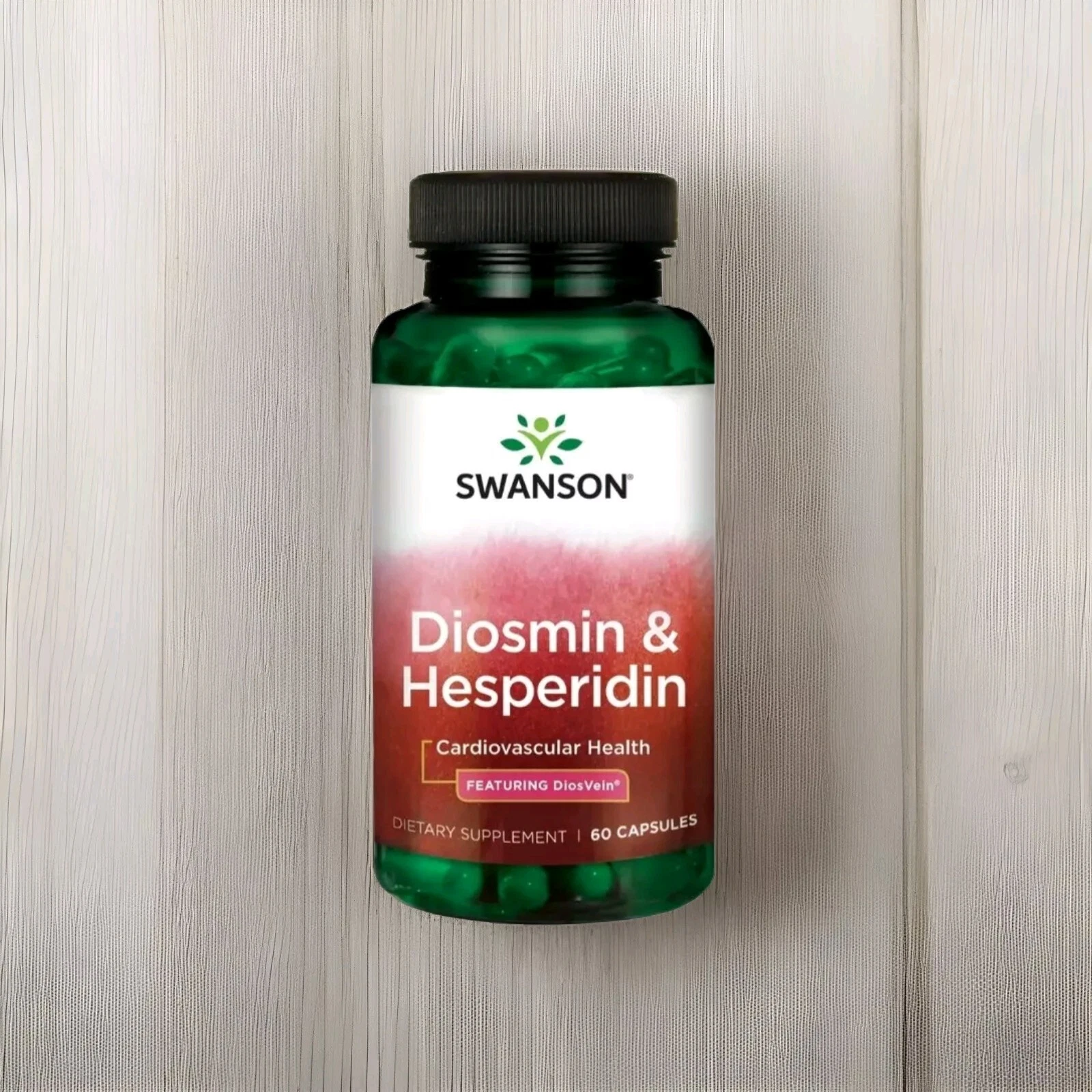 Swanson.Diosmin & Hesperidin Featuring Diosvein Dietary Supplement 60 Capsule...