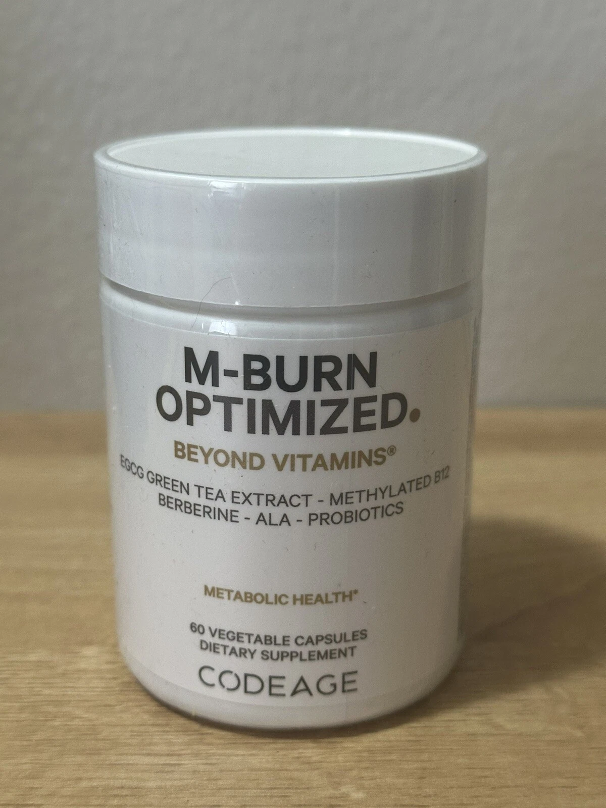 Codeage M-Burn Optimized Fat Burner Metabolism Booster Weight Loss Diet Pill