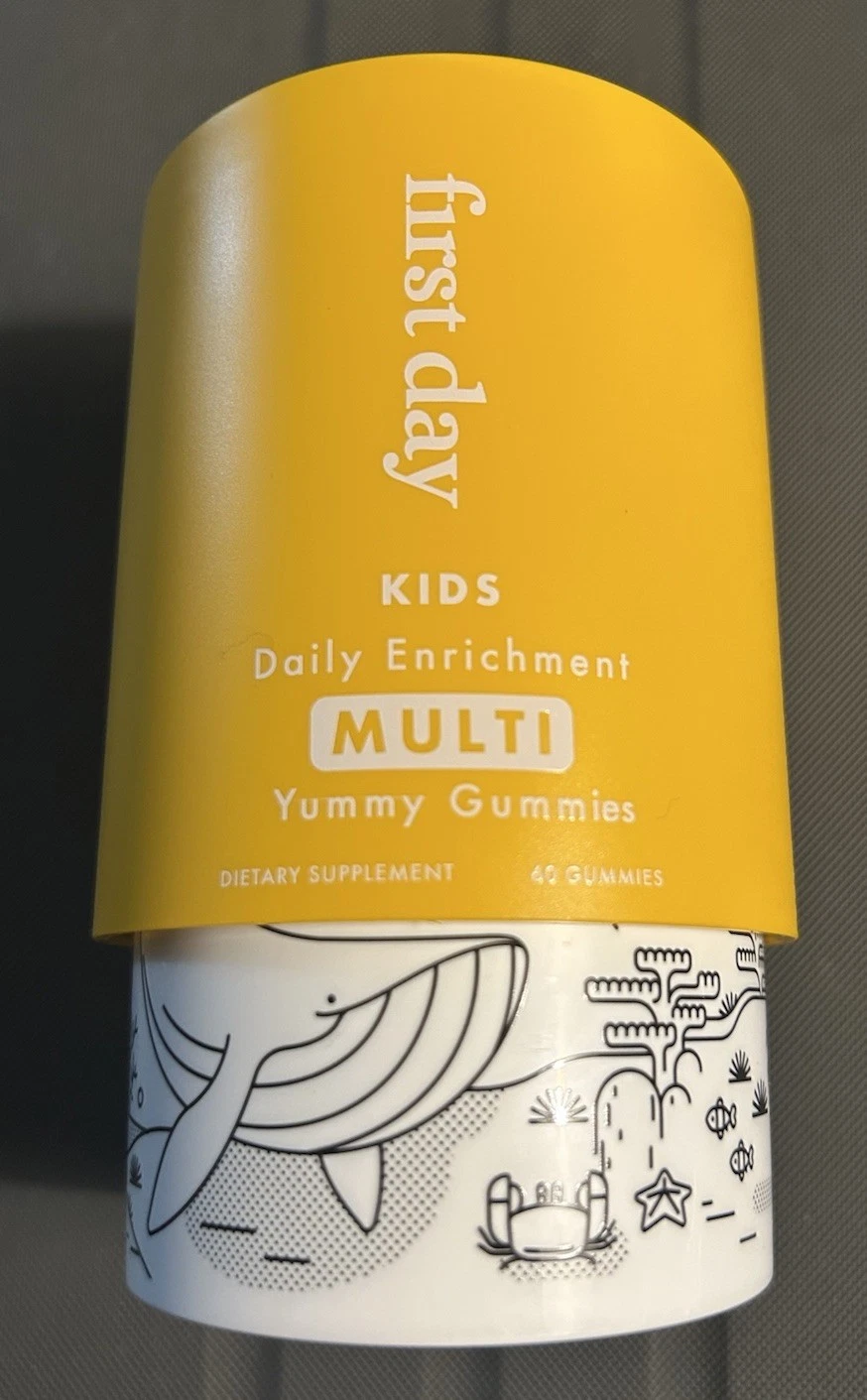 FIRST DAY Kids Daily Multivitamin Gummies 60 count **NEW SEALED** Exp 6/2026