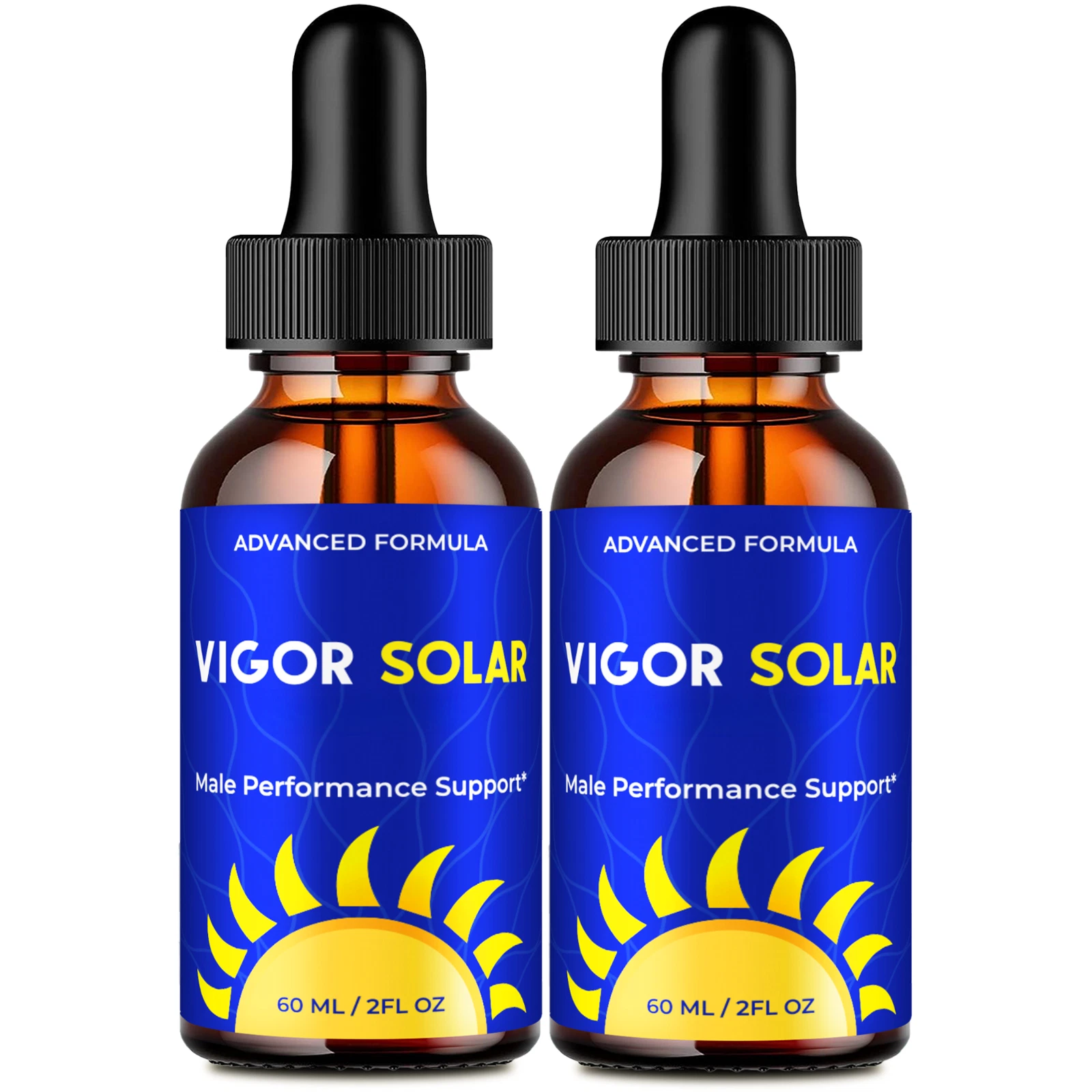(2 Pack) Vigor Solar Drops for Men, Advanced VigorSolar Male Health Support