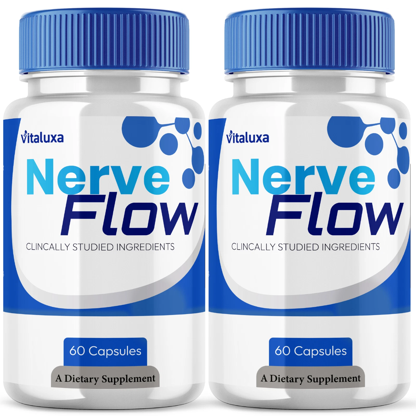 (2 Pack) Nerve Flow Nerve Support Supplement, NerveFlow Advanced (120 Capsules)