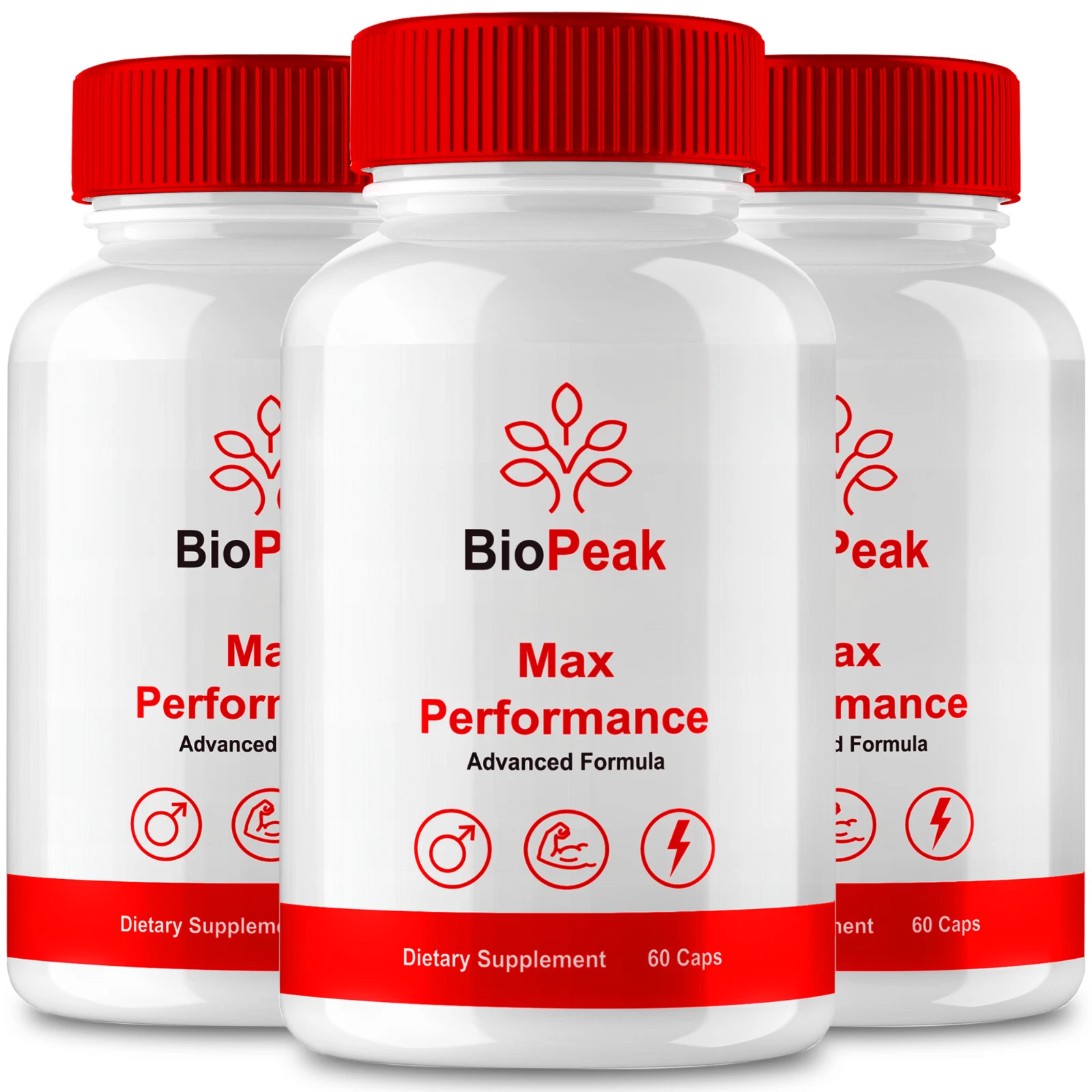 (3 Pack) BioPeak Capsules HGW Men Supplement Extra Strength (180 Capsules)