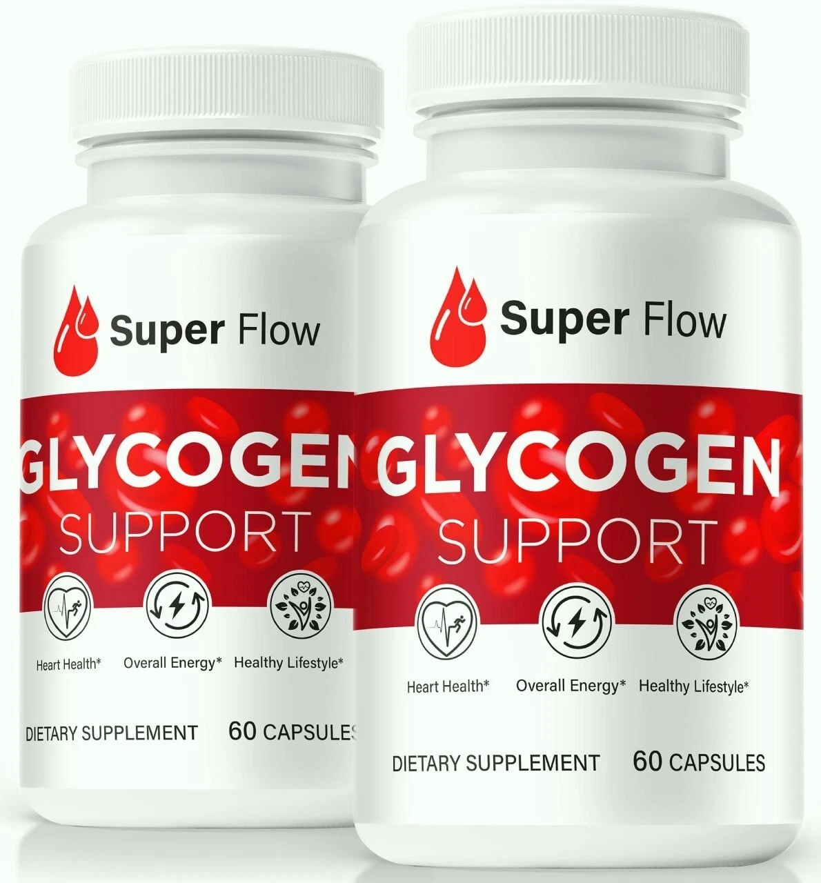 (2 Pack) Super Flow Glyco Optimizer, SuperFlow Advanced Glycogen Support Pills