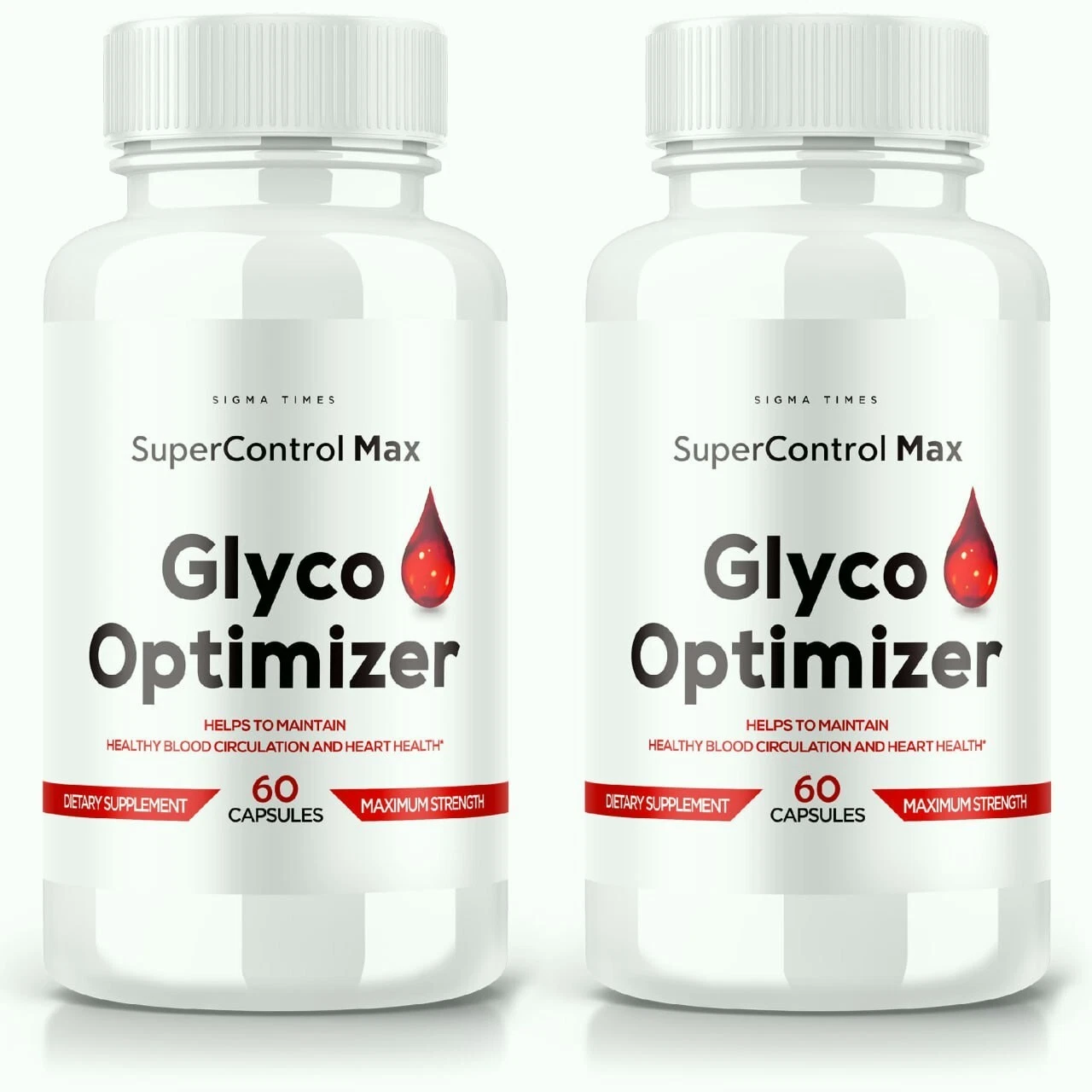 (2 Pack) SuperControl Max Glyco Optimizer Pills Blood Balance Support Supplement