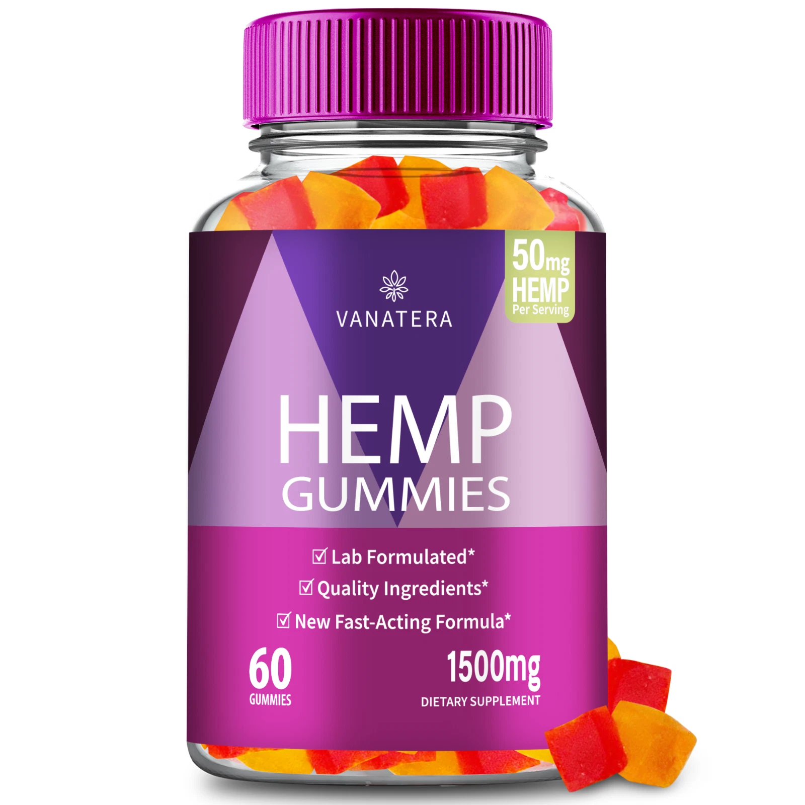 Vanatera Gummies, Vana Tera All Natural Health & Wellness Support Gummy 60ct