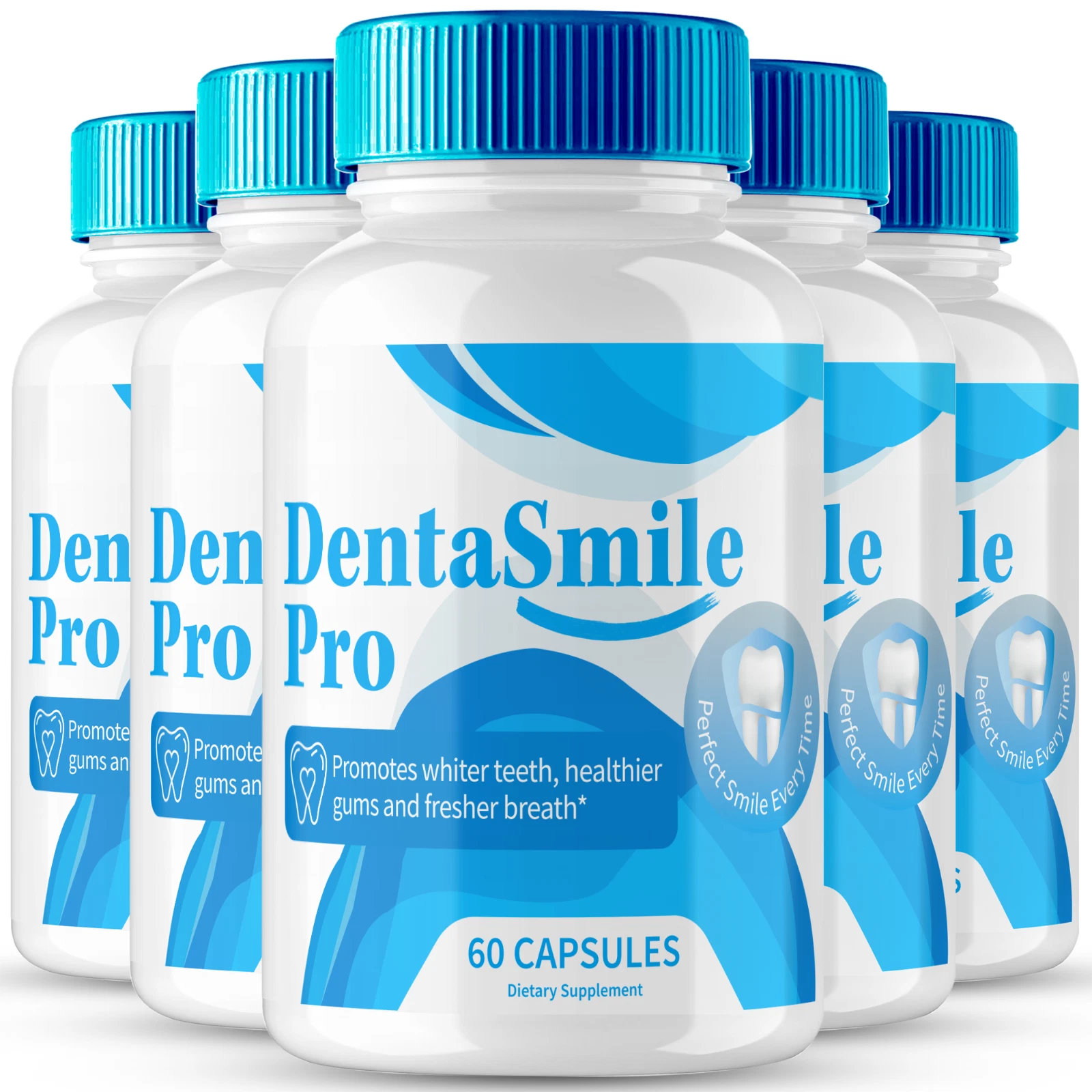 (5 Pack) DentaSmile Pro Capsules Teeth & Gums,Dental - Gum Health Formula Pills