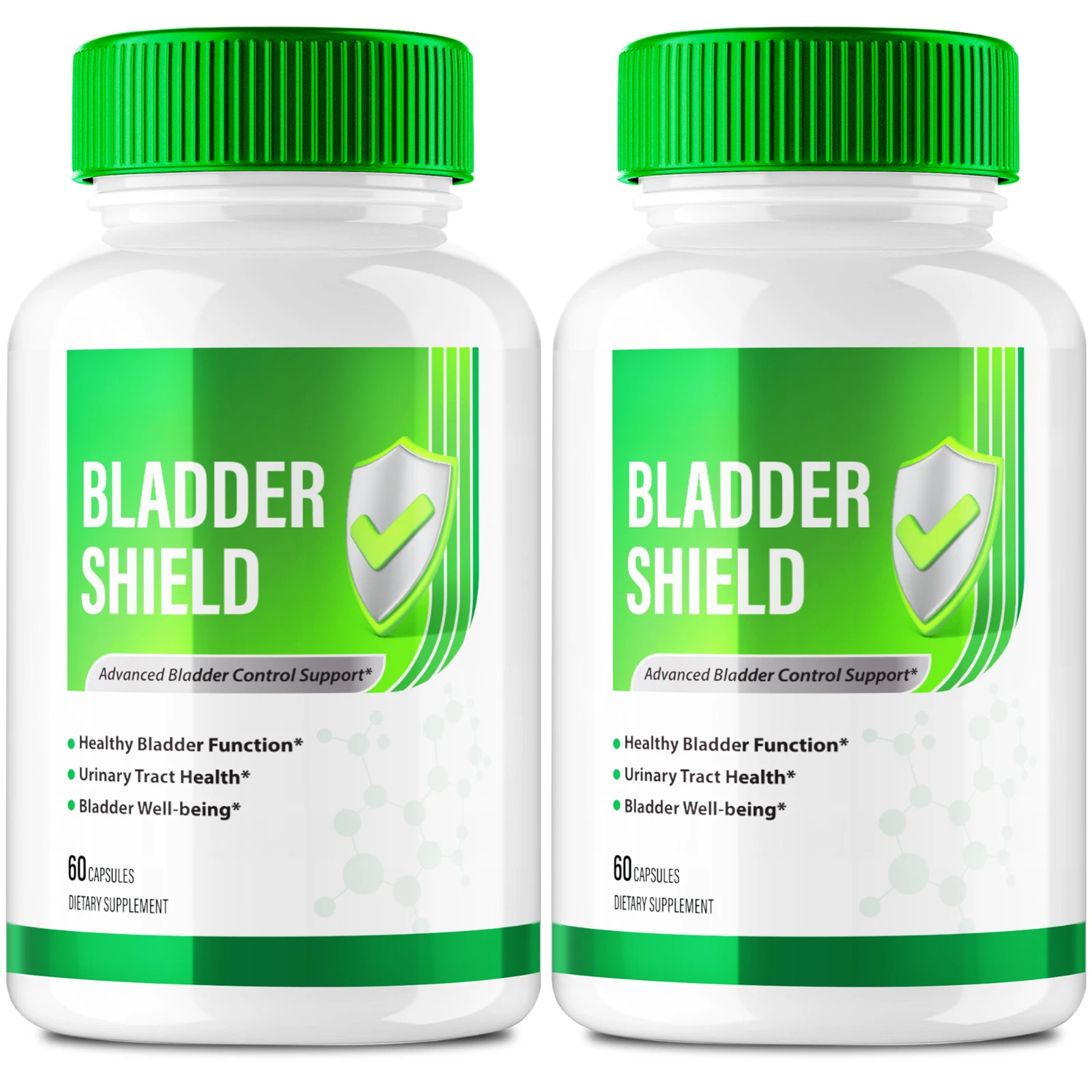 (2 Pack) Bladder Shield Capsules, Advanced Urinary Tract Health Formula Pills