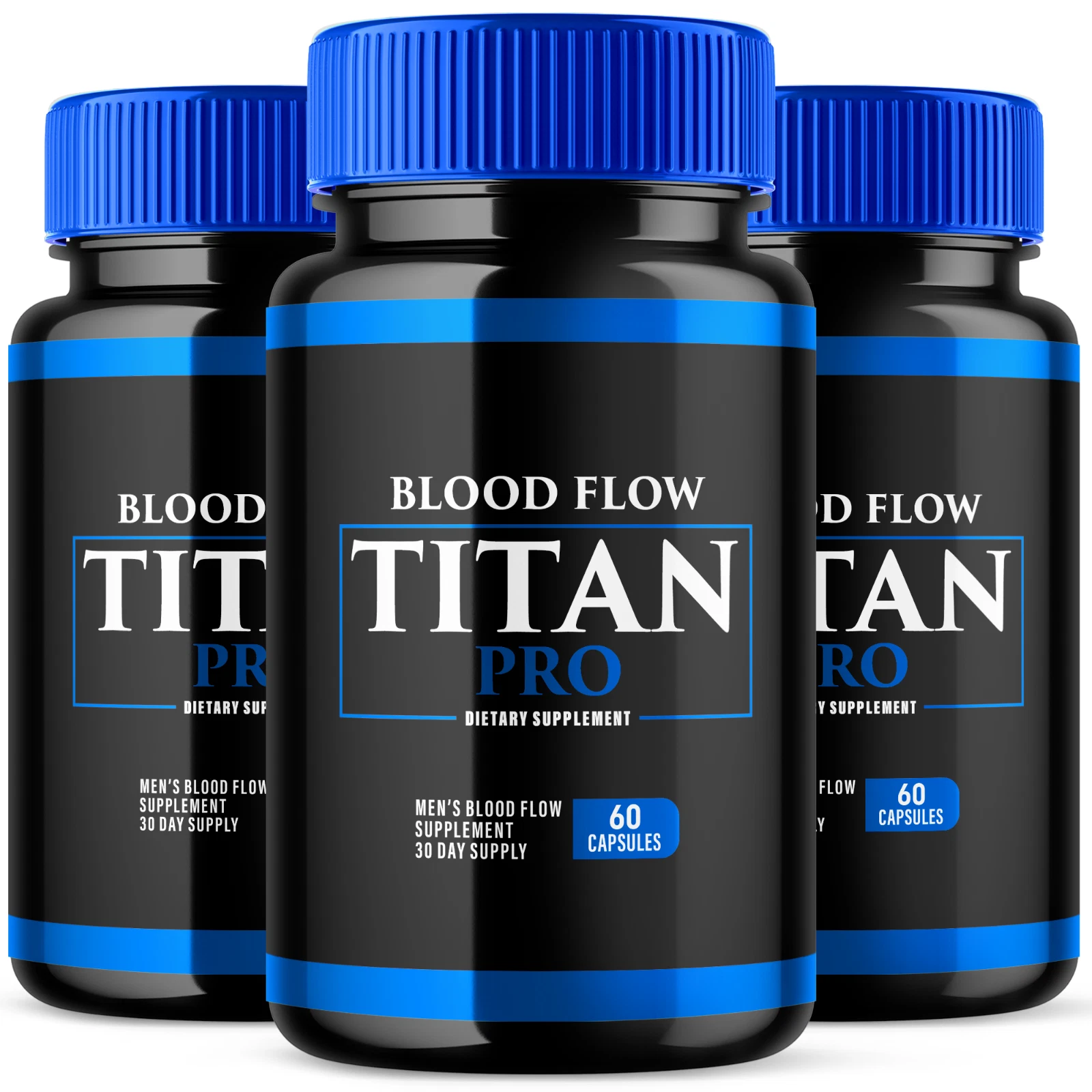 Blood Flow Titan Pro for Men Advanced Blood Support Vitamin Supplement 180ct