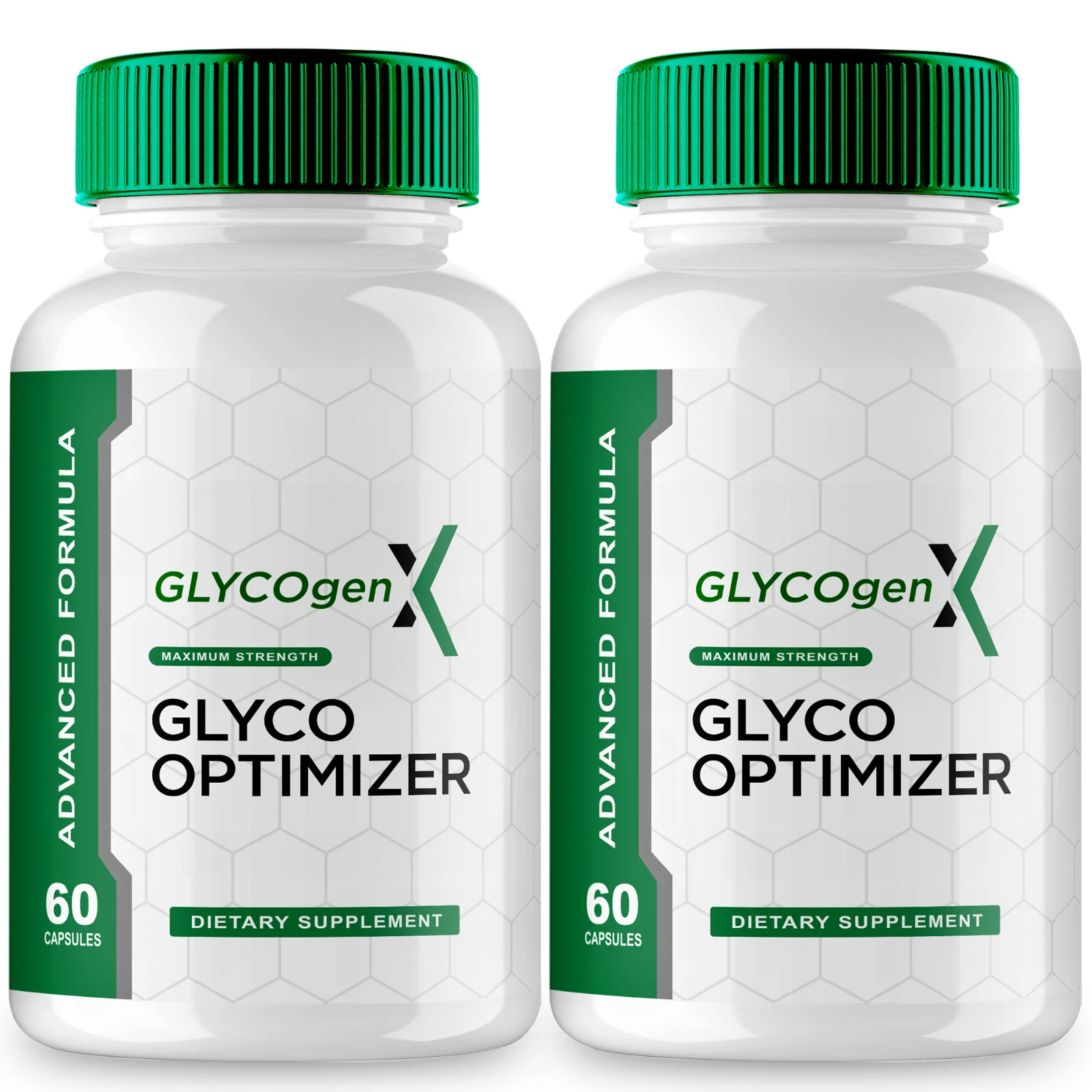 (2 Pack) Glyco Optimizer GlycogenX Pills Blood Formula Supplement (120 Capsules)