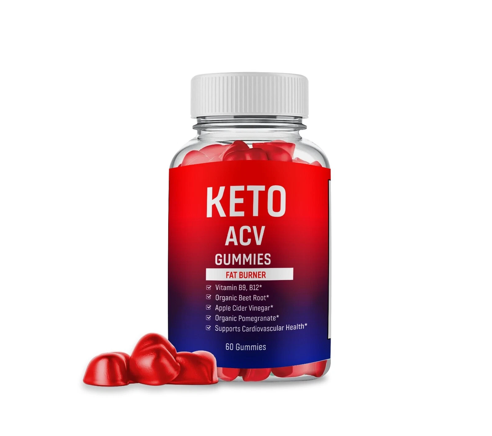 Keto ACV Gummies 1,000mg Weight Loss Apple Cider Vinegar Maximum Strength
