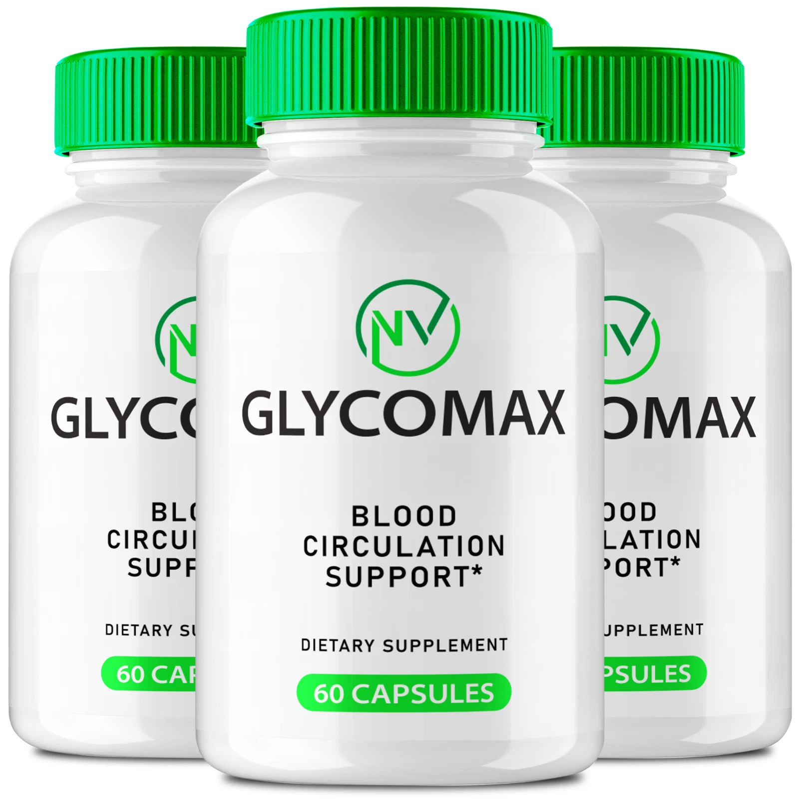 (3 Pack) GlycoMax Blood Capsules for Healthy Circulation & Stable Levels