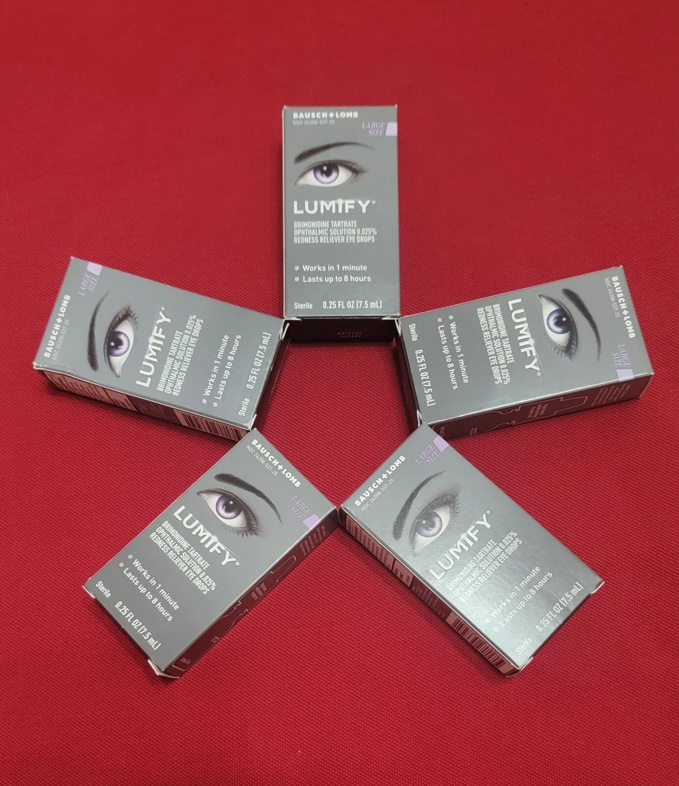 5X Bausch & Lomb 0.25 FL OZ. 7.5 ML