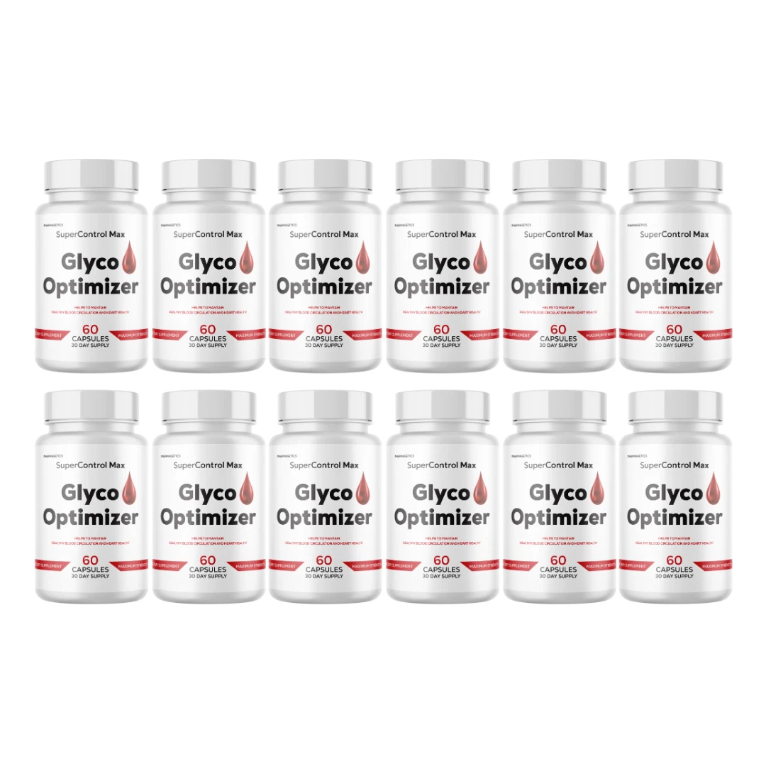 Glyco Optimizer Healthy Blood Circulation & Heart Health 12 Bottles 720 Capsules