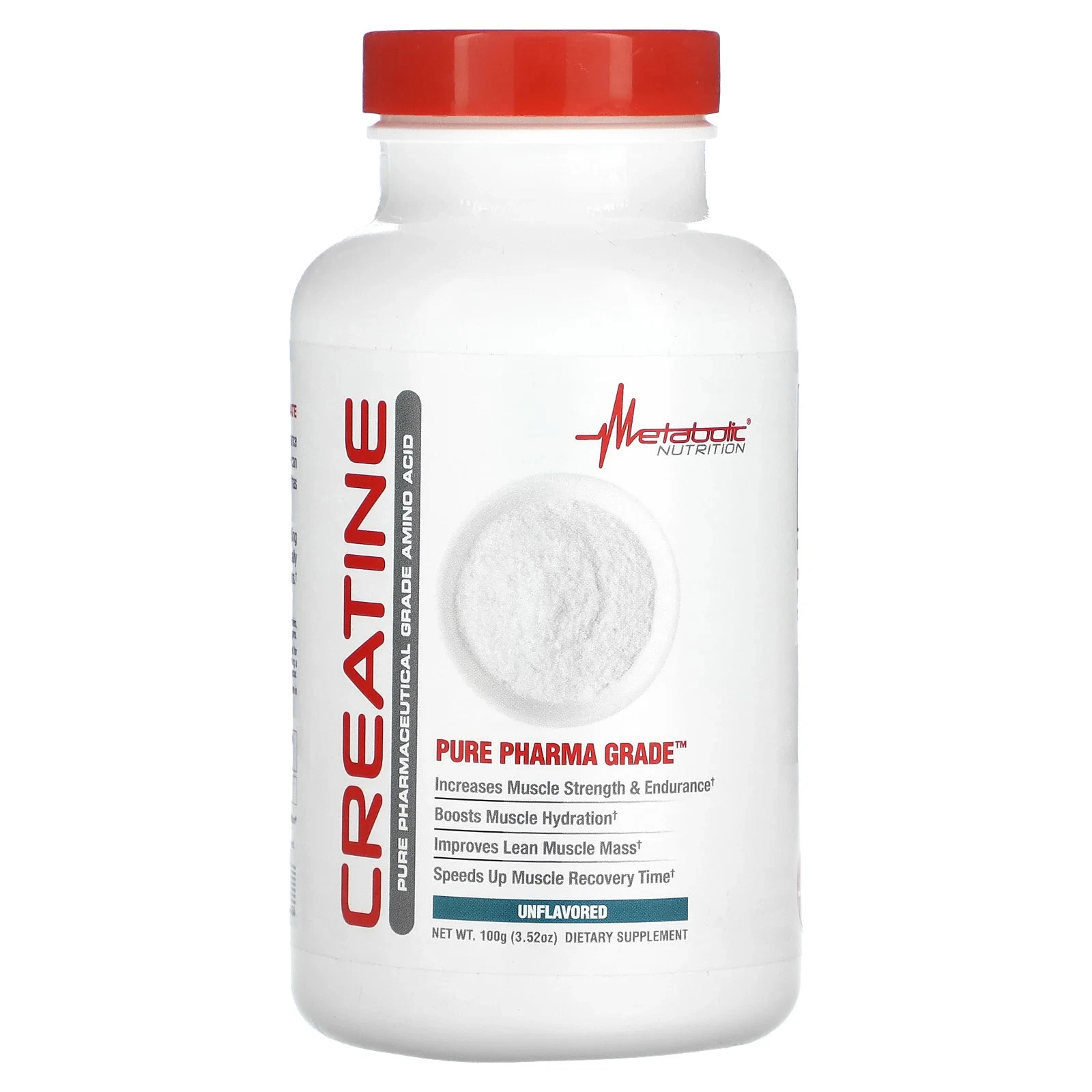 Creatine, Unflavored, 3.52 oz (100 g)