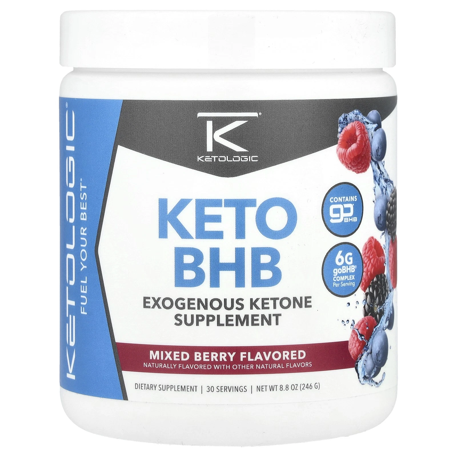 Keto BHB, Mixed Berry, 8.8 oz (246 g)