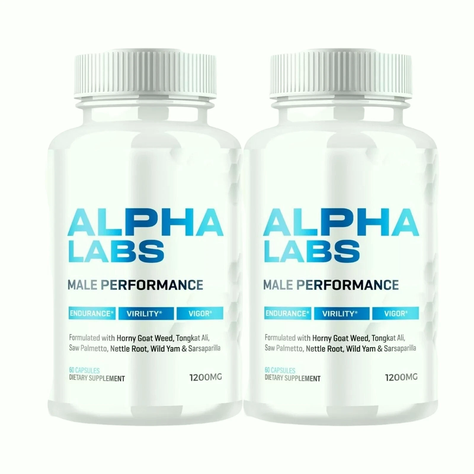 2-Pack Alpha Labs Max Performance Supplement AlphaLabs Pills - 120 Capsules